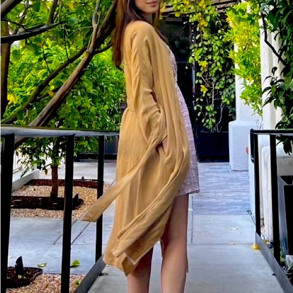 Alessia Santi FULL-LENGTH JACKETS size 2 retail $435 made in Italy - Picture 2 of 3